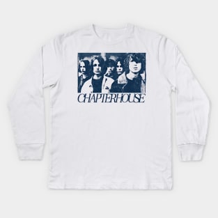 Chapterhouse • • 90s Retro Aesthetic Design Kids Long Sleeve T-Shirt